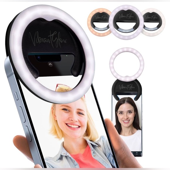 Soar Clip On Ring Selfie Light With Batteries Cell Phone Selfie Light NEW sealed - Picture 1 of 8